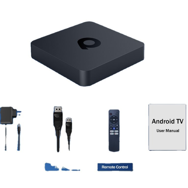 2024 best ATV system android tv 10 voice remote control smart android set top box Q1