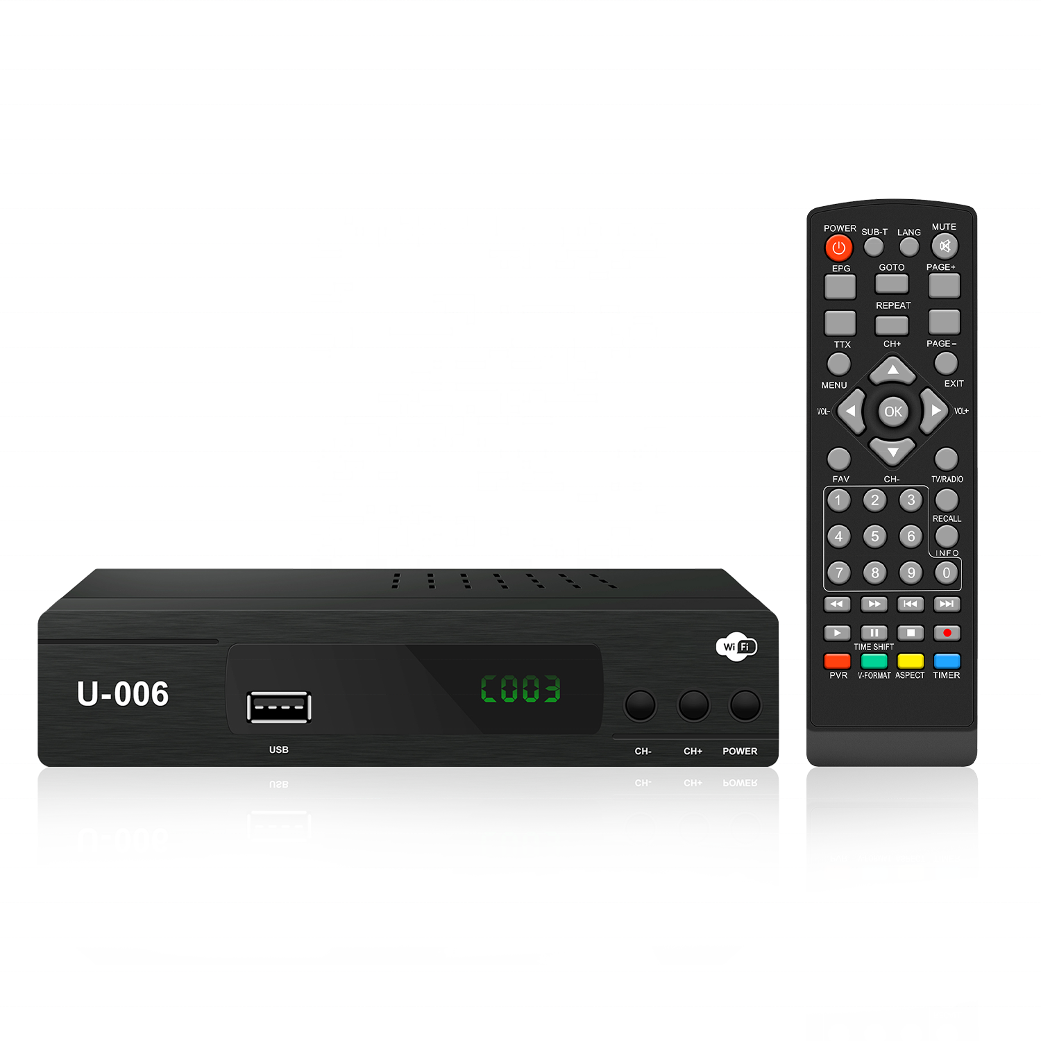OEM Customized Factory hot selling ISDB-T receiver digital tv box Customized Support WIFI isdbt set top box.