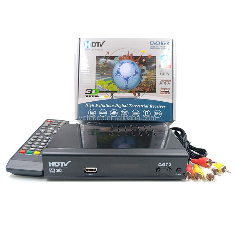 Full HD 1080P stb dvb t2 set top box dvb t2s2 H.264 decoder dvb t2 to ip converter for ghana decoder digitale terrestre