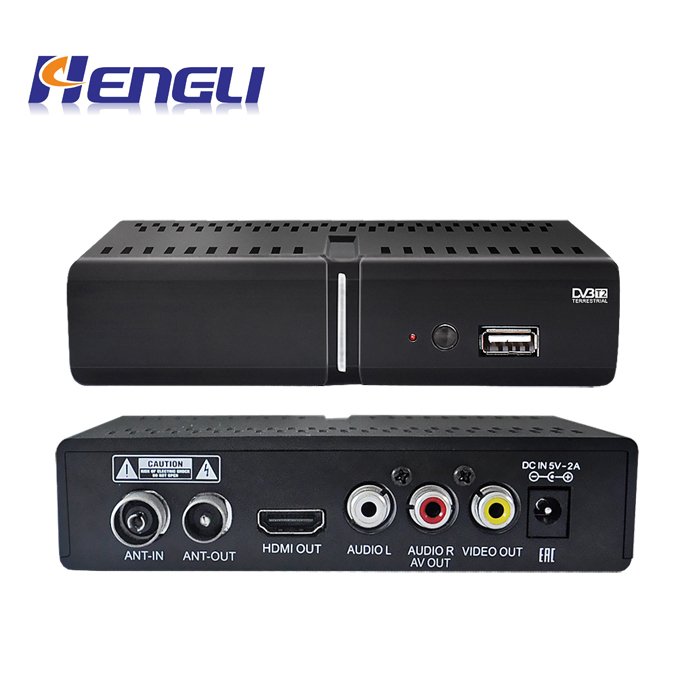 1080p Full HD Digital DTT TV Receiver TDT-T2 H.264/H.265 IPTV Set Top Box Croatia Czech Italy France Spain DVB-T2