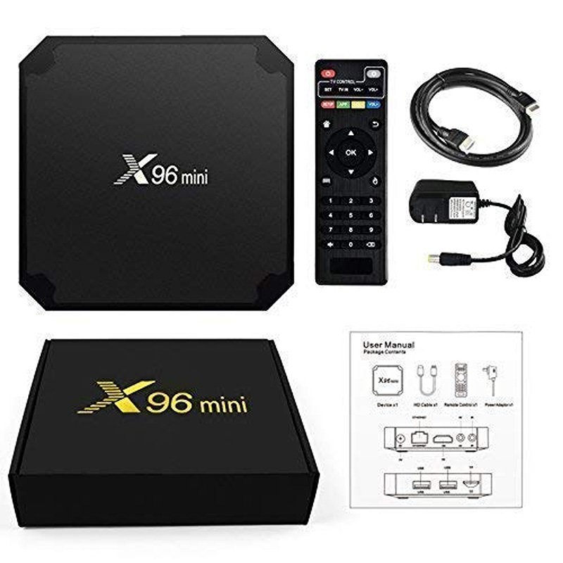 Hot X96mini Android 10.0 Fast Smart TV BOX Allwinner H313 Quad Core 4K Set Top Box