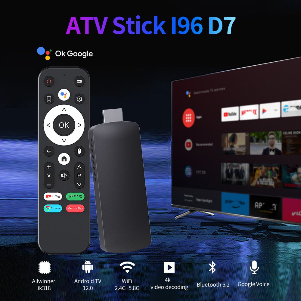 2024 New Set-top Box High-definition Projection Screen Quad Core Fire Stick AF Android