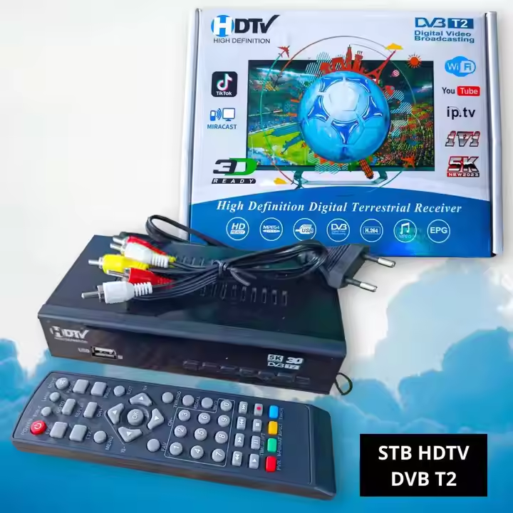 Hot sale Indonesia FTA TV decoder stb HD digital receiver dvb t2 tv box set top box