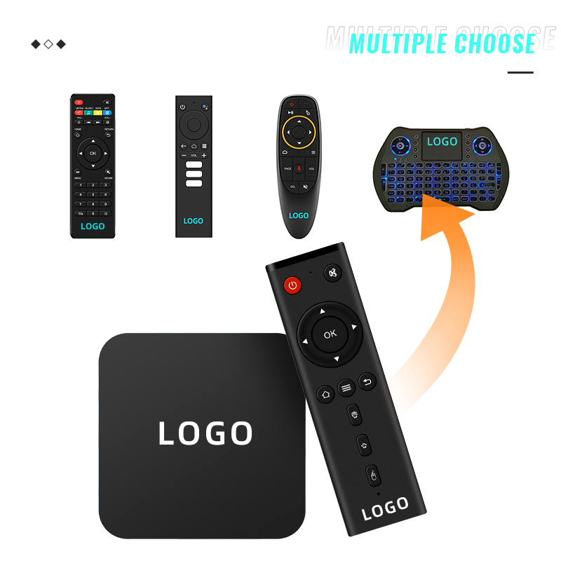 Original factory 4K HDR Smart Android 11.0/13.0 Tv Box Amlogic s905Y4 dual wifi 2.4G/5G RAM2GB/4GB support software customize.