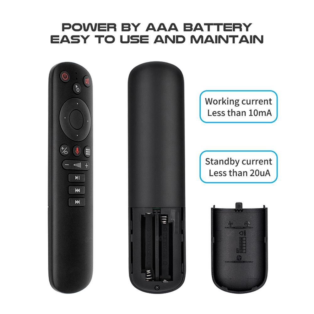 G50S Voice Air Remote Mouse Gyroscope Smart Android tv box 2.4G USB Wireless IR learning remote controller