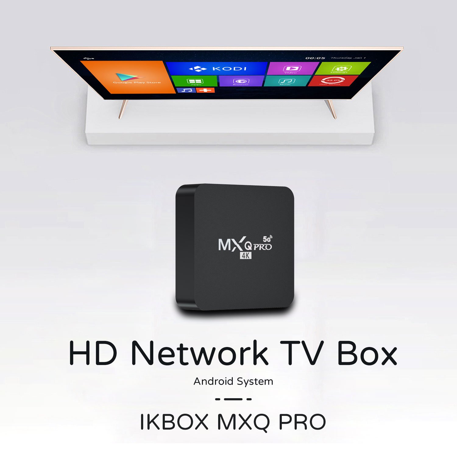 Streaming TV Box 4K Updated Version OED ODM Dual Wifi HD Media Player Receiver Android IOT Set Top Box