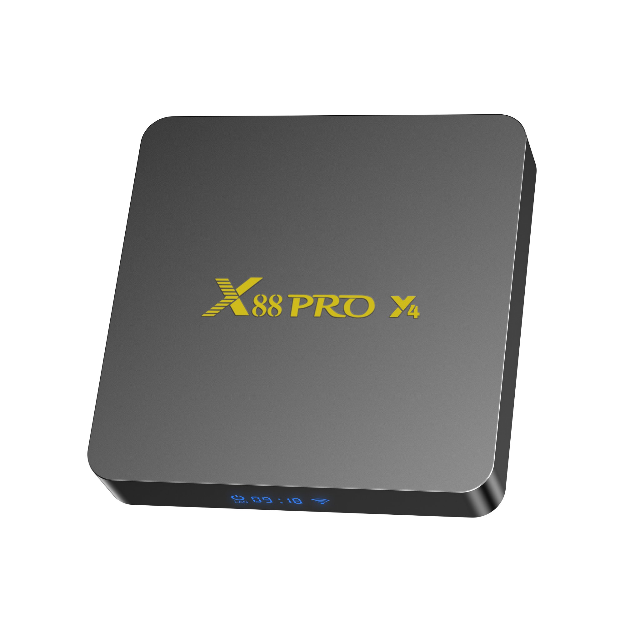 Original Design Android TV Box X88 Pro Y4 Smart Set Top Box Support Wifi Ethernet and BT5.0 with Amlogic S905Y4 Quad-Core Chip