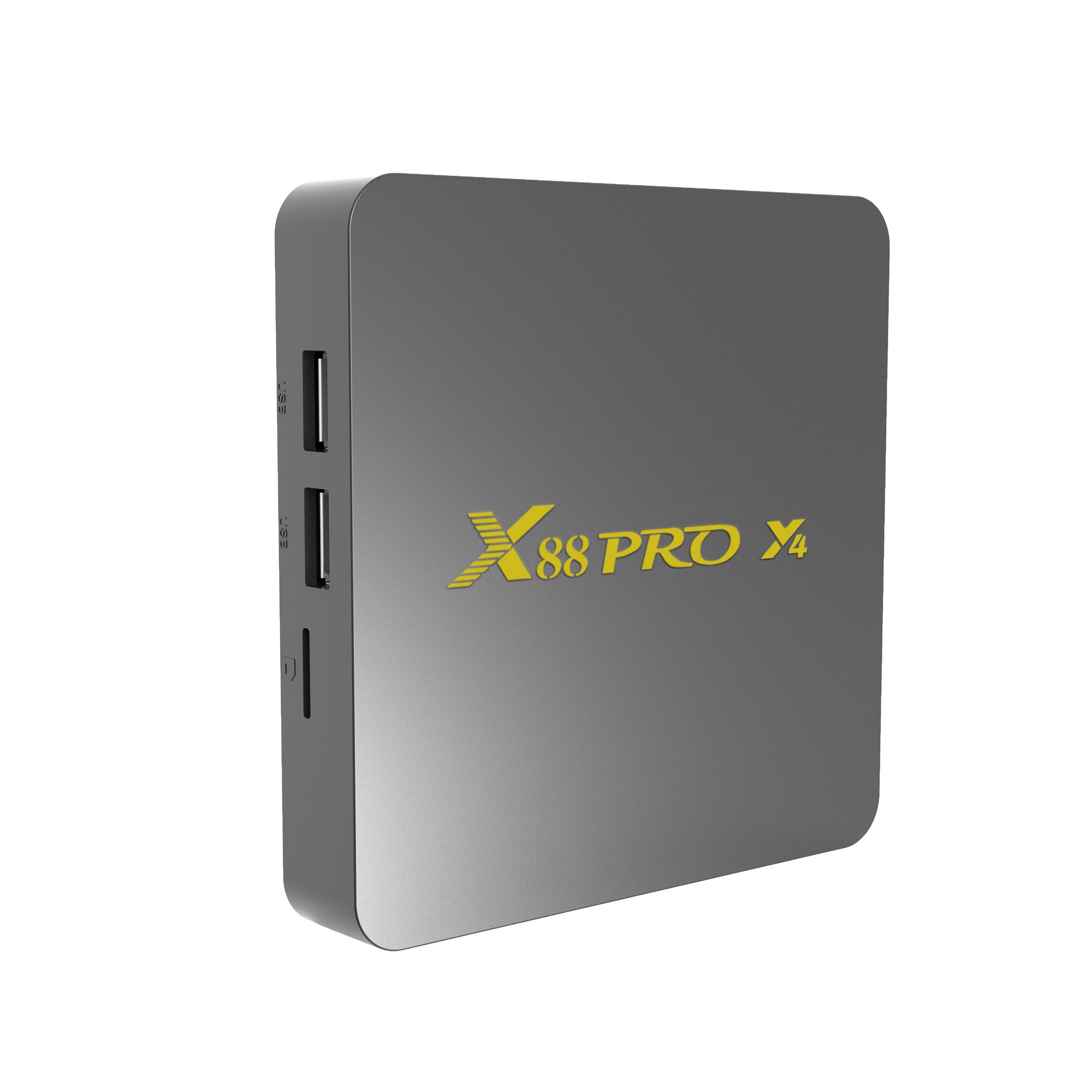 Original Design Android TV Box X88 Pro Y4 Smart Set Top Box Support Wifi Ethernet and BT5.0 with Amlogic S905Y4 Quad-Core Chip