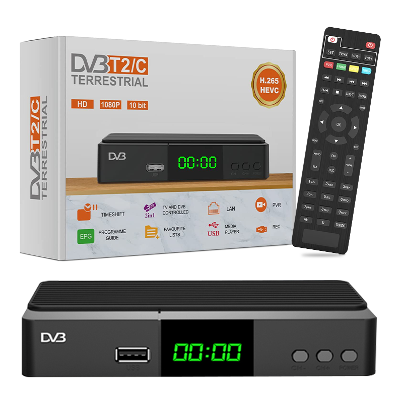 Digital dvb-t rwt Set-top Box DVB-T2 receiver Decoder DVBT2 set top box mpeg4 dvb c sunplus dvb t2 tv box stb