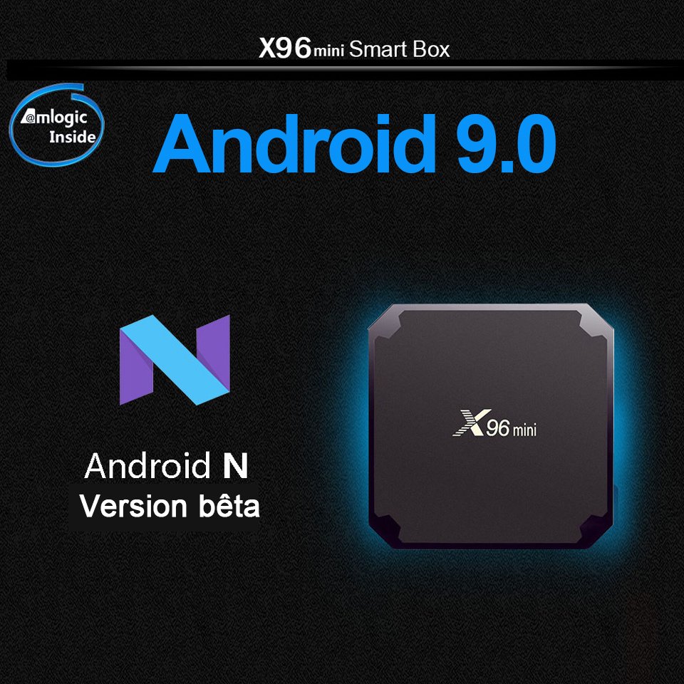 X96 Mini Set-top Box TV Box Android 9.0 Amlogic S905W Quad Core 1G 8GB 2G 16GB Support 2.4G/5G Wifi 4K