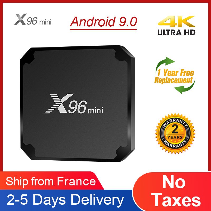 X96 Mini Set-top Box TV Box Android 9.0 Amlogic S905W Quad Core 1G 8GB 2G 16GB Support 2.4G/5G Wifi 4K