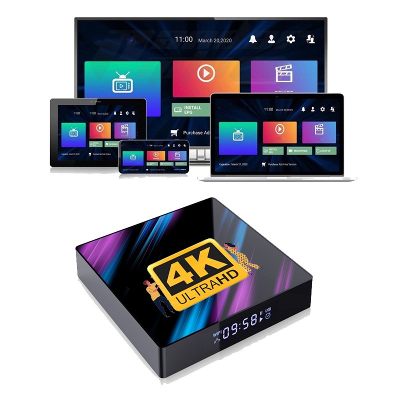 TD 2024 IP TV BOX android 12 MEGA OTT Strong 4k ott Set Top Box 4K fire tv stick