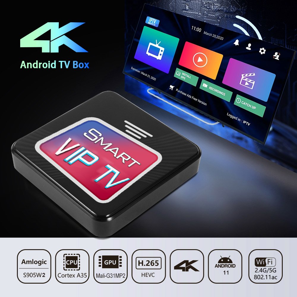 TD 2024 IP TV BOX android 12 MEGA OTT Strong 4k ott Set Top Box 4K fire tv stick