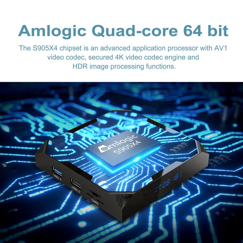 New Leadcool Android 11 Set Top Box X96 Max Plus Ultra Smart TV Box 8K Video Codec HDR USB3.0 BT4.0 Amlogic S905X4 CPU