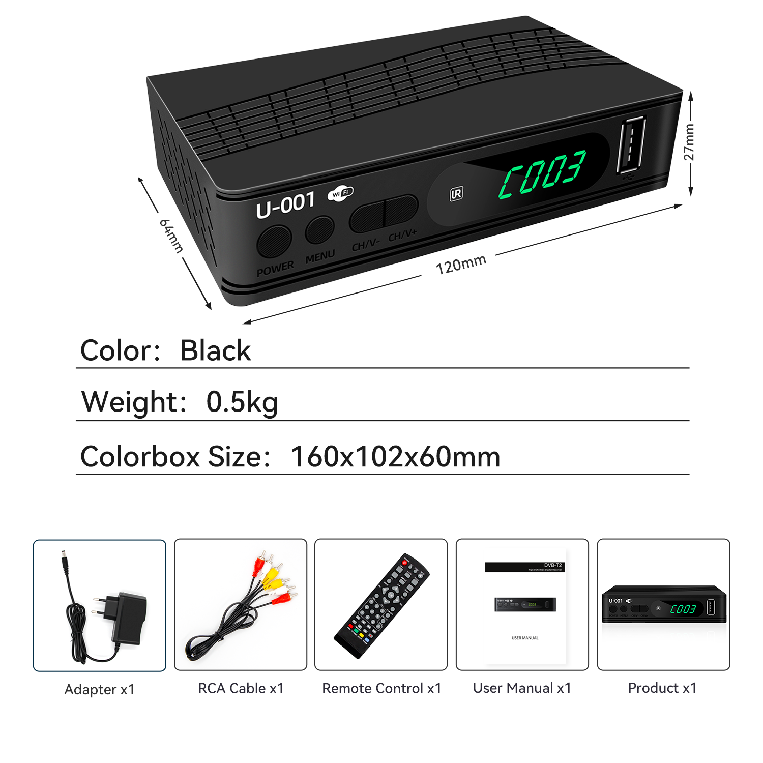 Manufacturer Price DVB T2 Set Top Box HD 1080p T2 TV Decoder dvb t2 h264 receiver for Africa Malaysia Russia