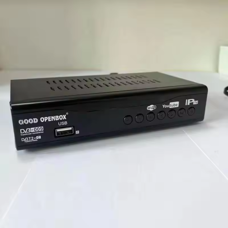 DVB-T2+C DVB-C HD-999C FTA free to air HD 1080P Decoder Receiver Set Top Box Digital TV Box for Europe Africa Middle Asia Russia