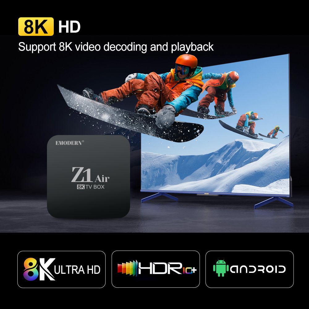 Very Stable Tv Box Android Ott 8k Internet Update 2gb 16gb IPTV Xnxx Movie Video Set-top Box