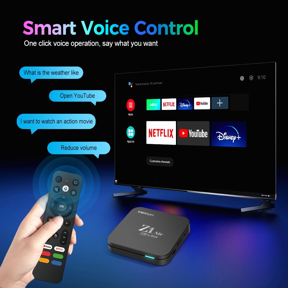 Very Stable Tv Box Android Ott 8k Internet Update 2gb 16gb IPTV Xnxx Movie Video Set-top Box