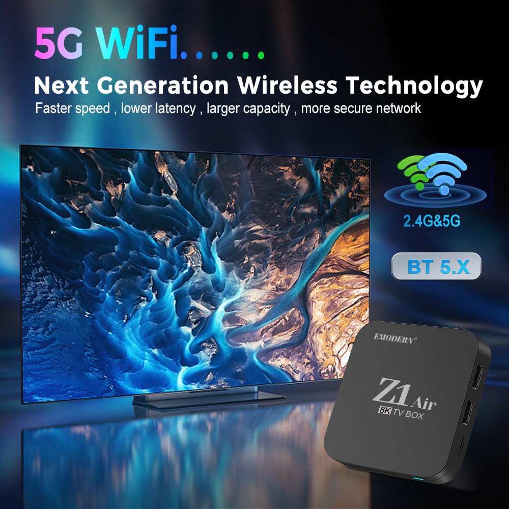 Very Stable Tv Box Android Ott 8k Internet Update 2gb 16gb IPTV Xnxx Movie Video Set-top Box