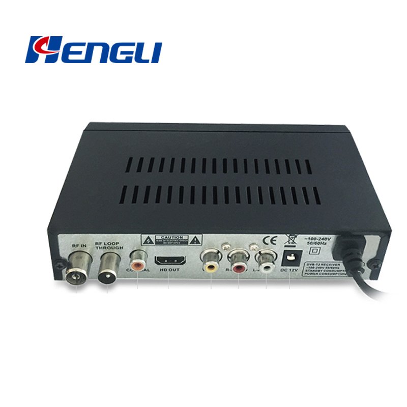 Factory OEM HEVC H.265 Digital TV Receiver STB with USB Youtube HD DVB-T2 receiver Set-Top Box