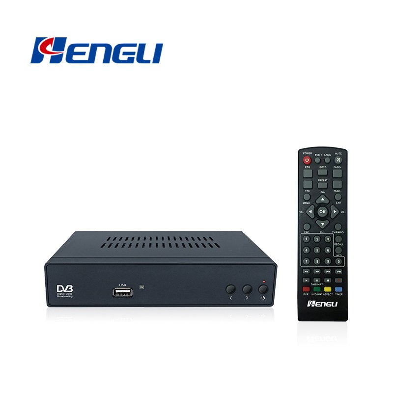 Factory OEM HEVC H.265 Digital TV Receiver STB with USB Youtube HD DVB-T2 receiver Set-Top Box