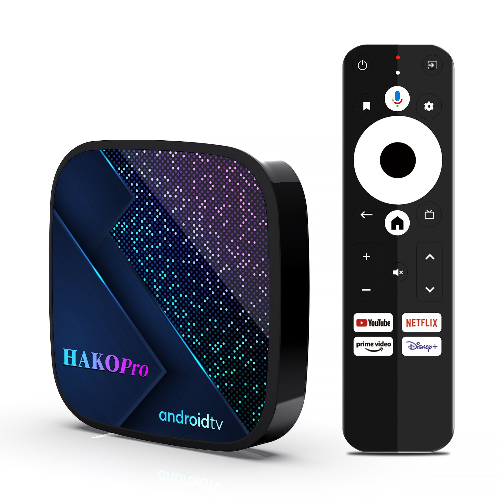 Hako Pro Android 11 TV Box 2+16GB RAM 4K HD Streaming Media Player 5G Dual WiFi Set Top Box For Google Certified