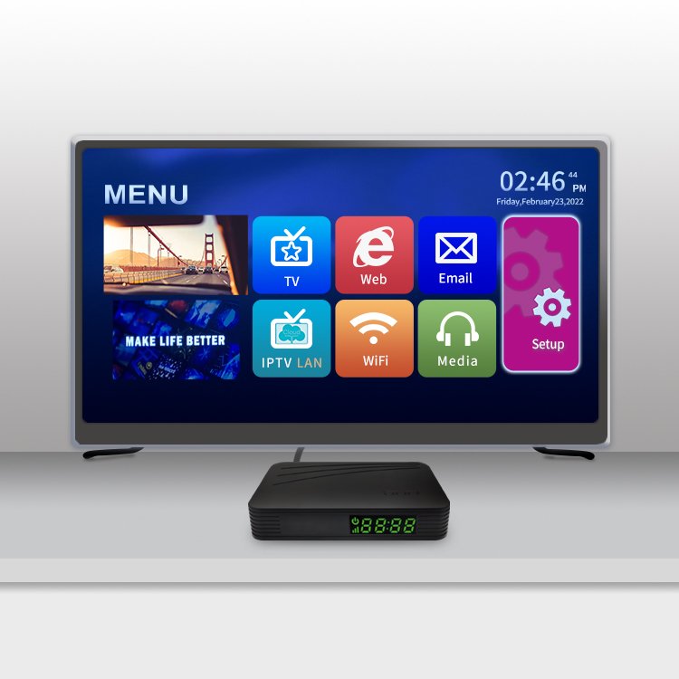 Professional Supplier Usb Pvr And Time-Shift Set Top Box Multi-Language Set-Top Box tvbox digital