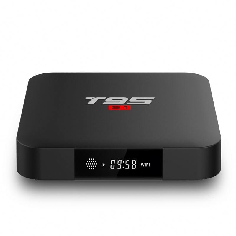 4k android tv box T95 S1 2GB 16GB Amlogic S905W Android 7.1 set top box T95S1 shenzhen tv box