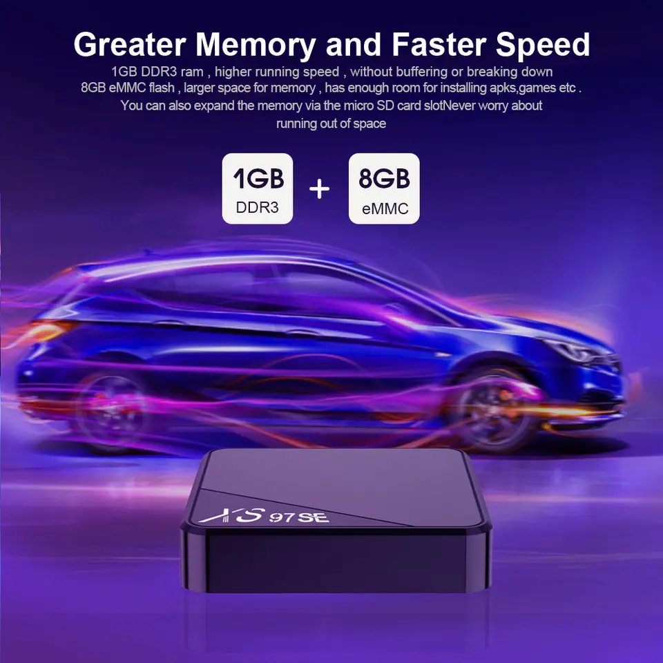 QUNSHITECH Wholesale Customizable 4K/HD/HDR Wireless OTT Set-Top Box Quad-Core Streaming Media Player Smart Android Tv Box