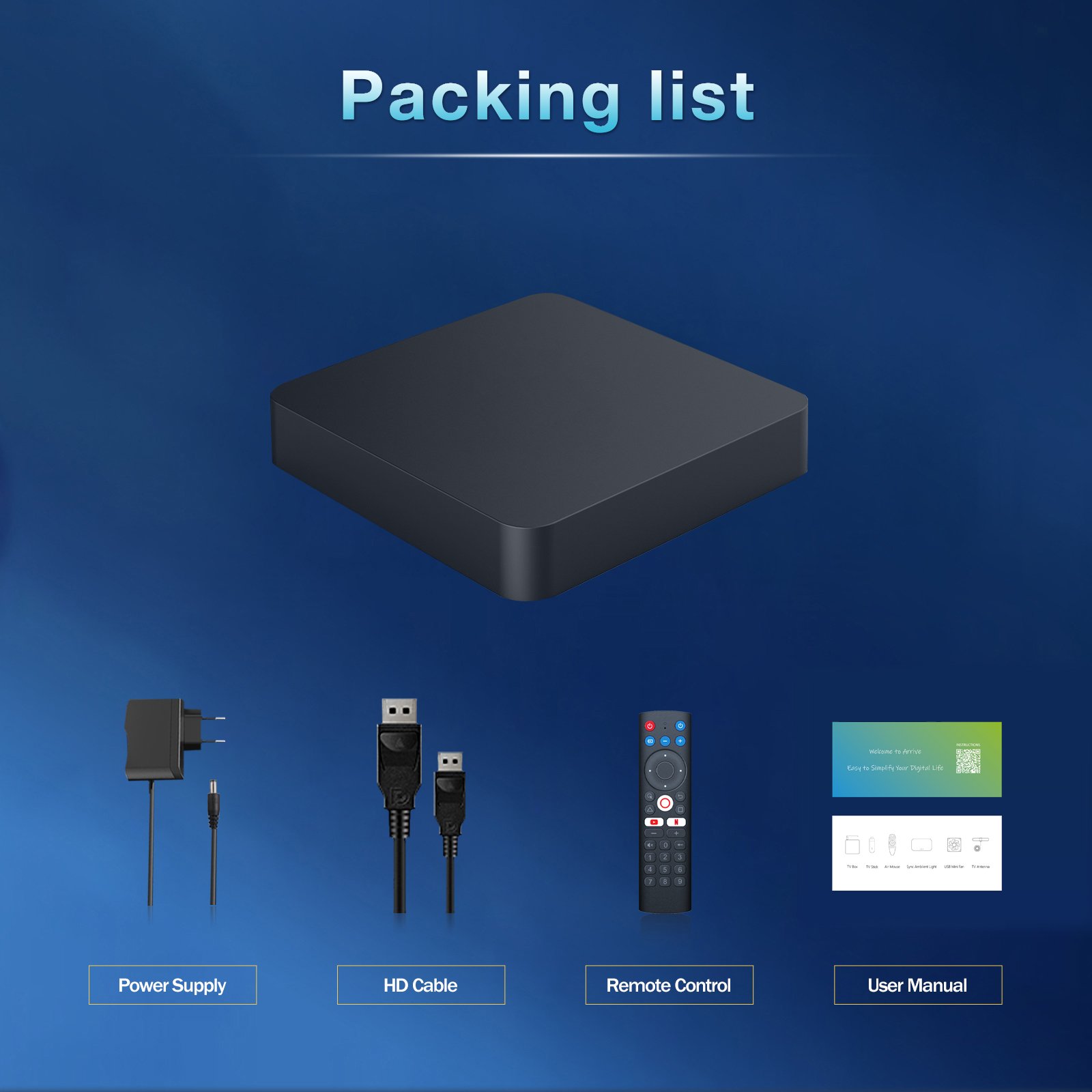 BOXPUT iATV M5 Allwinner H313 Smart Android 10 TV Box 2.4G 5G Dual Wifi6 BT5.0 Voice Remote Control 4k Media Player Set-Top Box