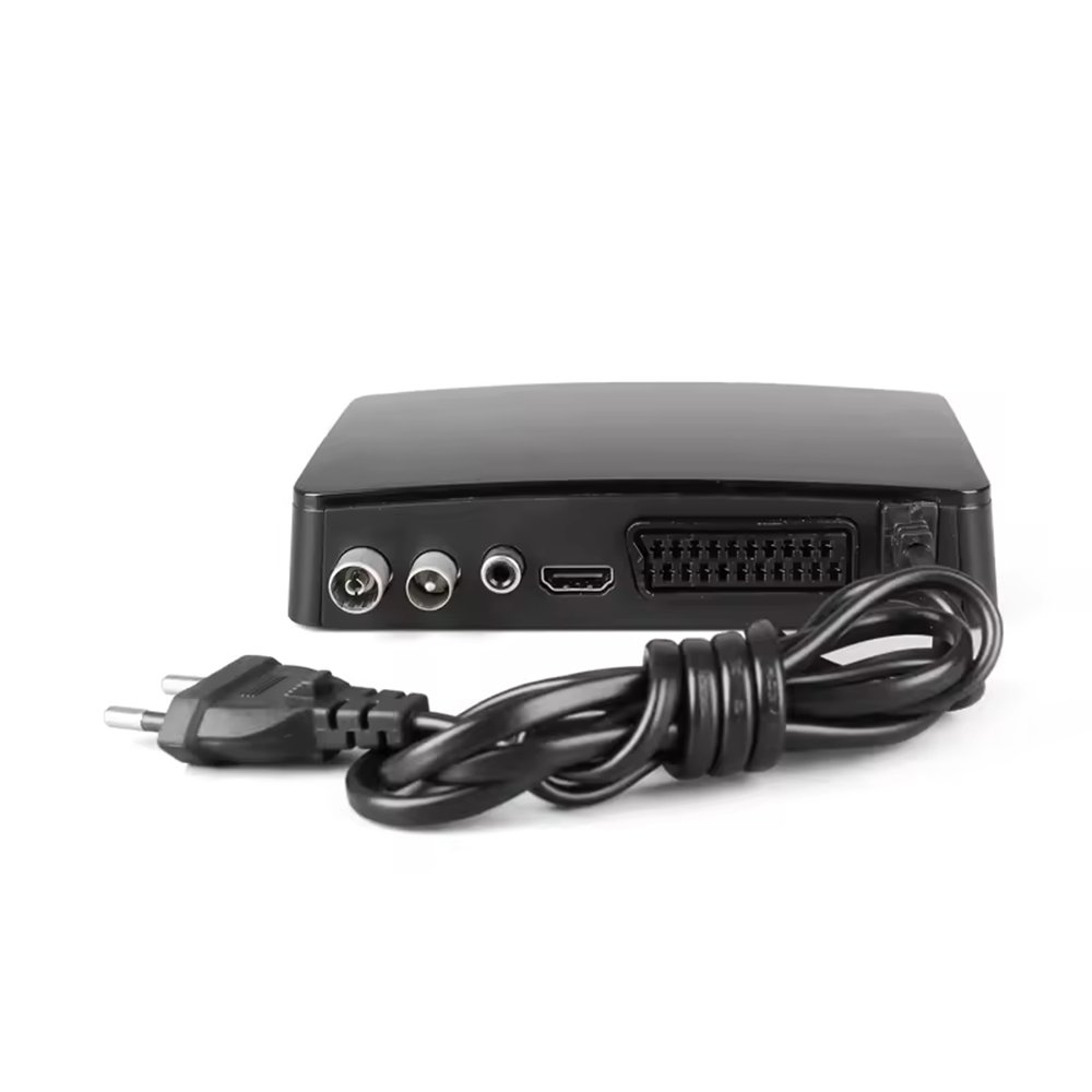 Hot Selling 1080P DVB-T2 Set Top Box H.265 Hevc DVB-T2 TV Decoder Quad Core Android 9 Tuner with WiFi Support 1080p Resolution