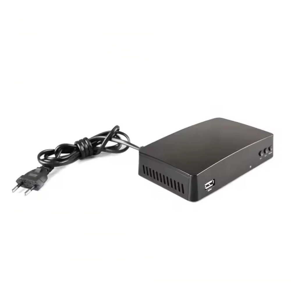 Hot Selling 1080P DVB-T2 Set Top Box H.265 Hevc DVB-T2 TV Decoder Quad Core Android 9 Tuner with WiFi Support 1080p Resolution