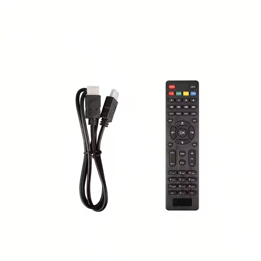 Hot Selling 1080P DVB-T2 Set Top Box H.265 Hevc DVB-T2 TV Decoder Quad Core Android 9 Tuner with WiFi Support 1080p Resolution