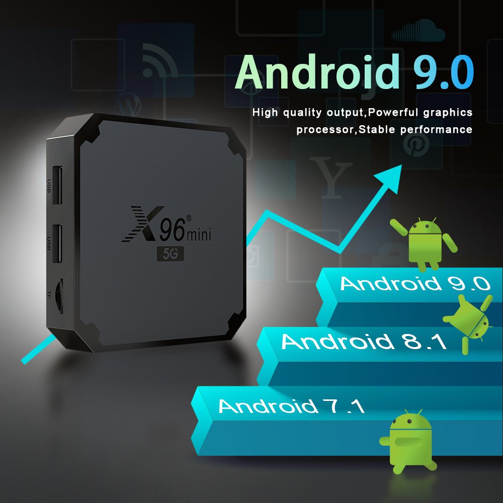 2024 Fast shipping Manufacture Smart TV BOX X96 mini Amlogic S905W 4k HD tv box android set-top box 4K Movie network