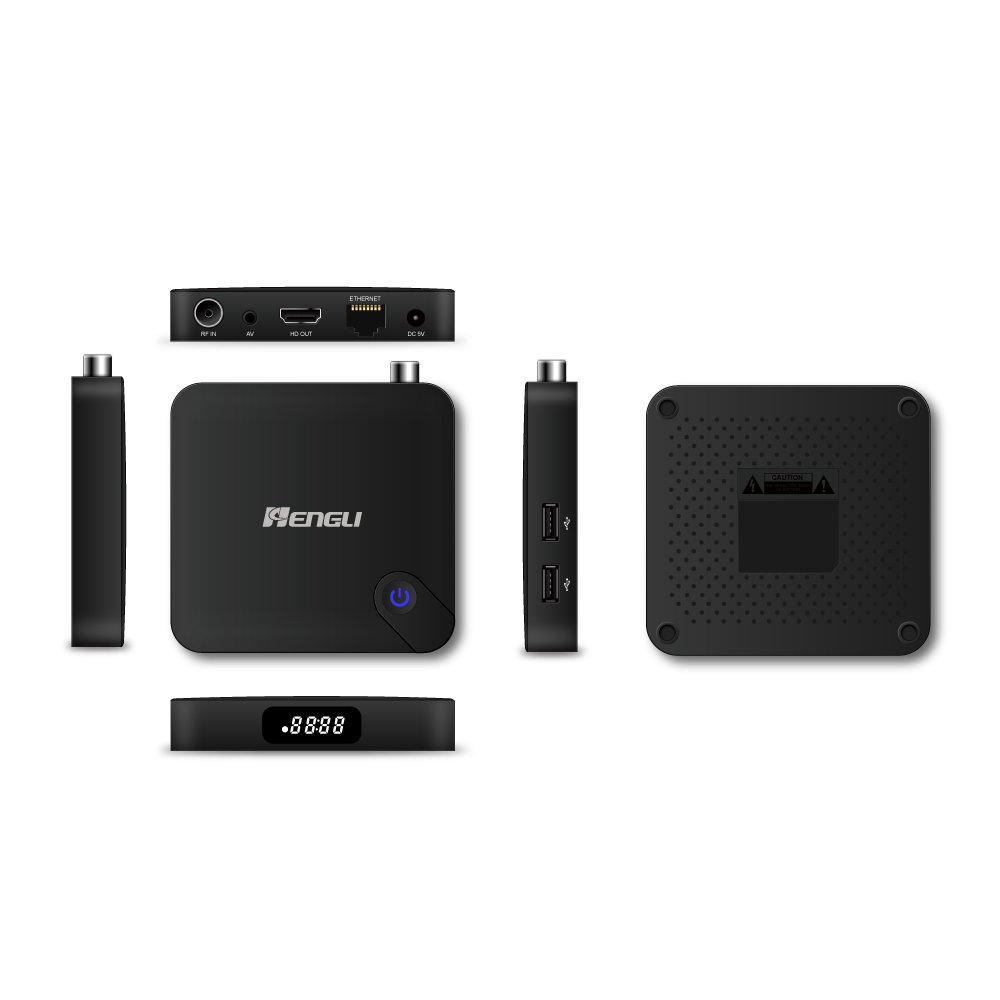 Factory Decoder Hd Set top box Dvb-t2 Hevc H.265 4K Linux system tv box Dvb-t2 4k Audio AC4 smart tv box with logo