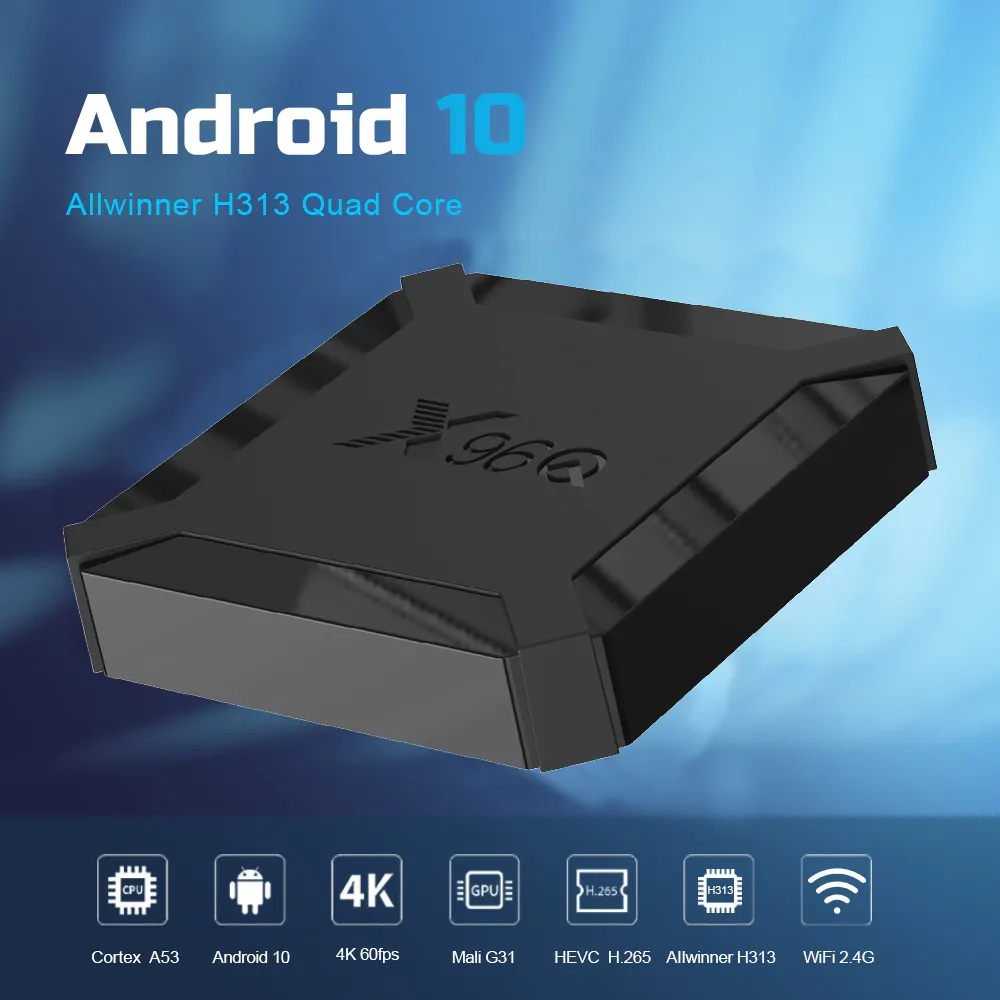 GAXEVER Smart 4K digital android set top box converter internet tv iptv subscription X96Q