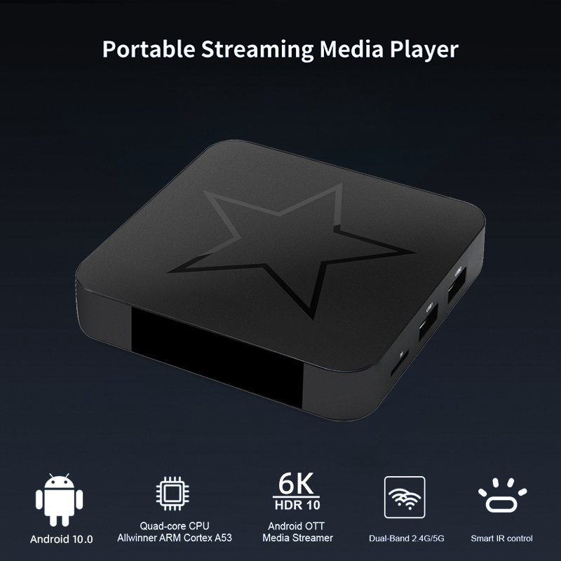 H616 4K Mi Set-top box ATV Android TV Box Q7 Xnxx Tv Box Manufacturers Streaming Device