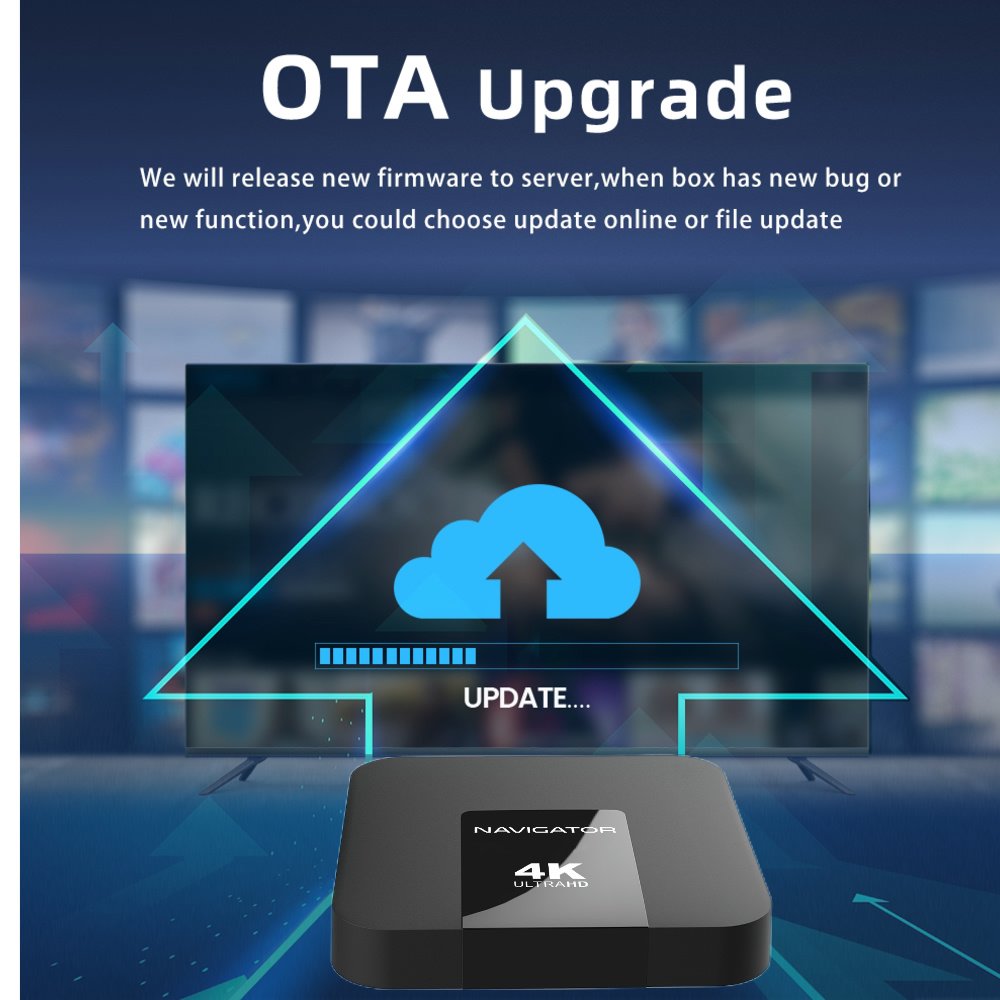 4K h.265 Android streaming TV Box lifetime IPTV 5G/2.4G Dual Wifi Factory Discount Smart OTT STB Set-top Box Ready to Ship