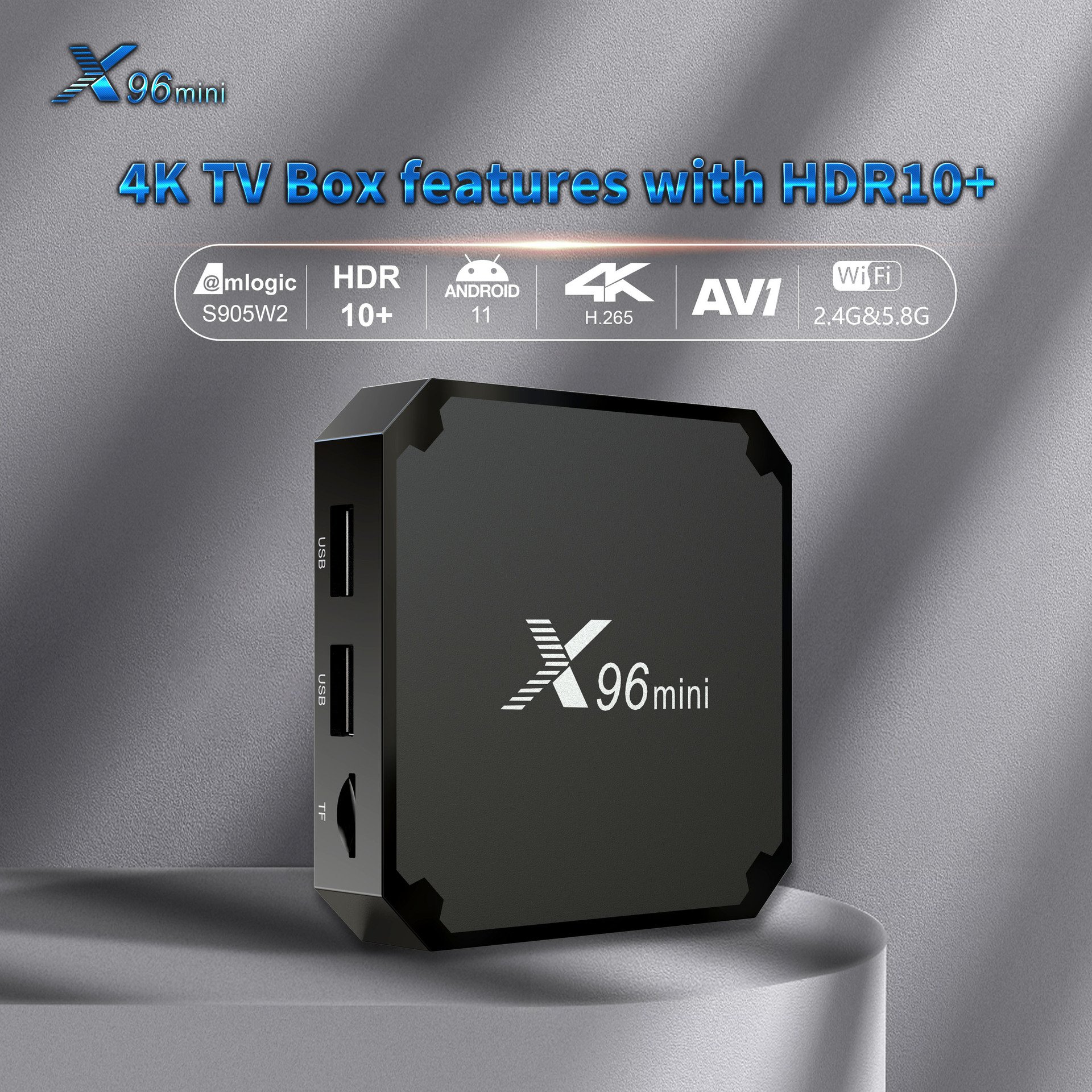 X96mini network set-top box S905W2 4K HD WiFi Android smart TV box tv box