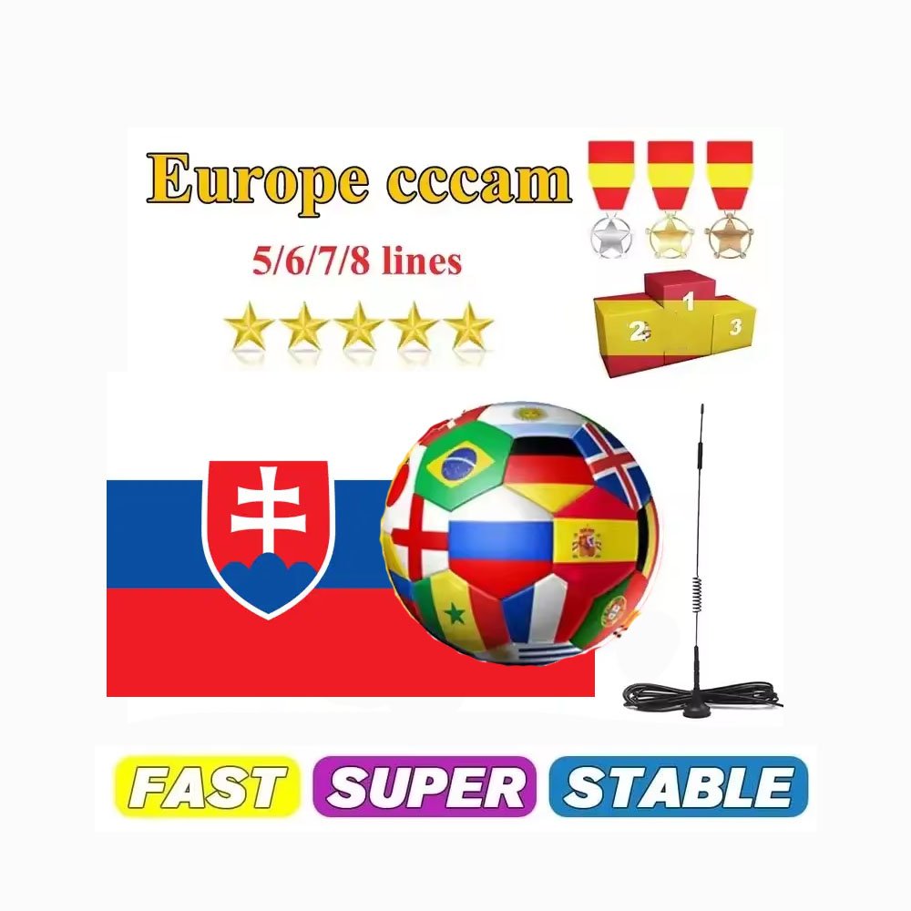 1/2 years cccam Poland Czech Slovakia oscam 5-8 lines Germany Italy UK Europe cccam free test best stable for DVB-s2 receptor