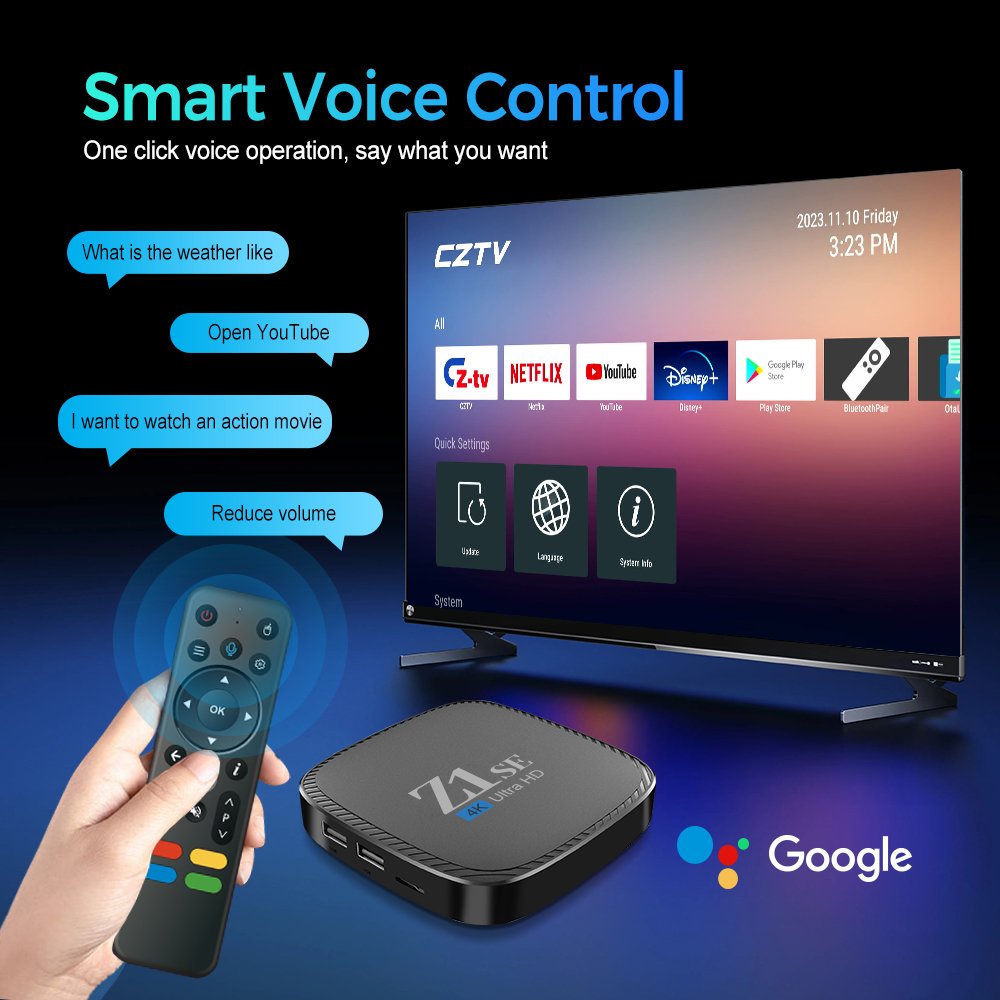 4K OTT Z1SE GYS Hot Top Android 11 1GB 2GB 8GB 16GB Set-top box Allwinner H313 free test Wifi 2.4G 5G Android tv box