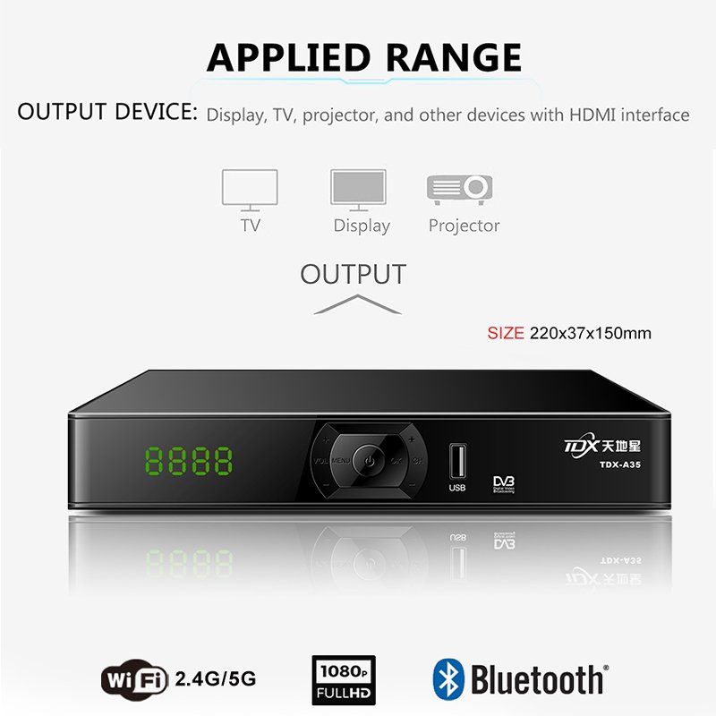 TDX Best Selling Hd Dvb-S2 stb Tv Set Top Box Dvb S2 Mpeg4 Fta Digital Satellite Receiver Set-Top Box