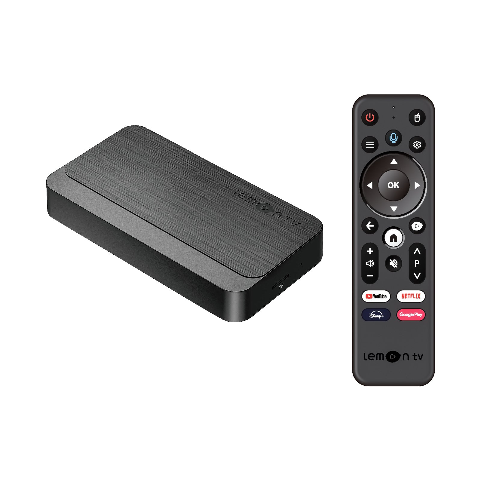 BOXPUT Lemon TV L2 Smart Android 12 TV Box Allwinner H618 BT5.4 Voice Remote Control 2.4G 5G Dual Wifi6 2GB 16GB 4K Set-top Box