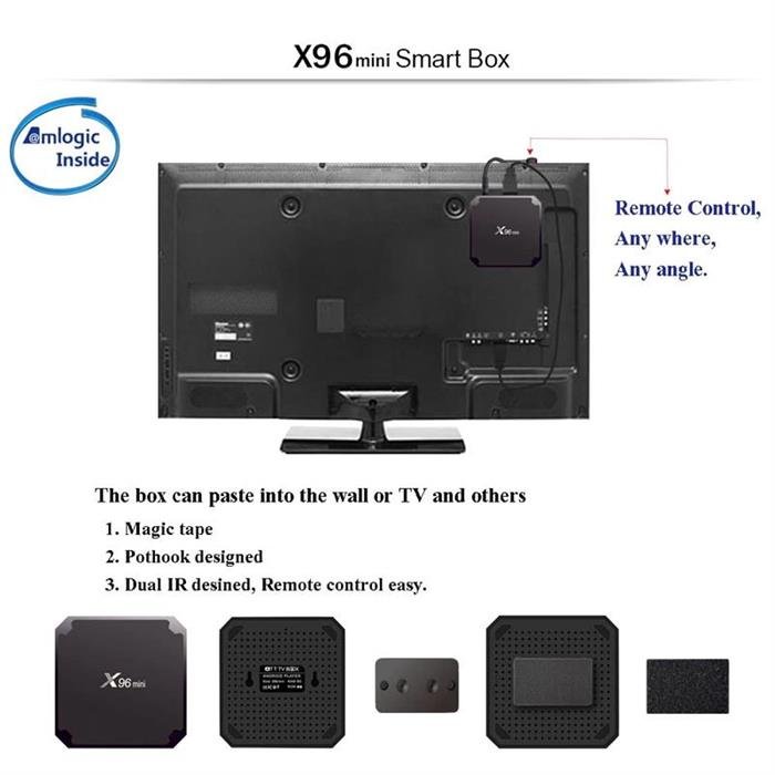 X96MINI hot sale set-top box Android 11 Allwinner H313 Smart tv box Amlogic 4k tv box Support custom 2+16G BT remote control