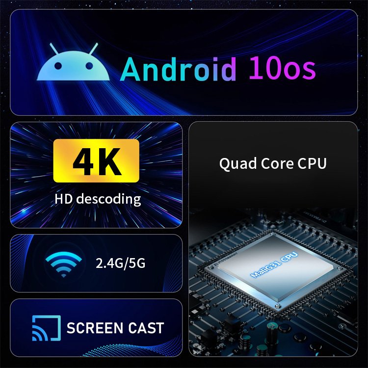 Wholesale high quality android 11 set top tv box custom 1G 2G 8G 16G 4K android 11 smart tv box