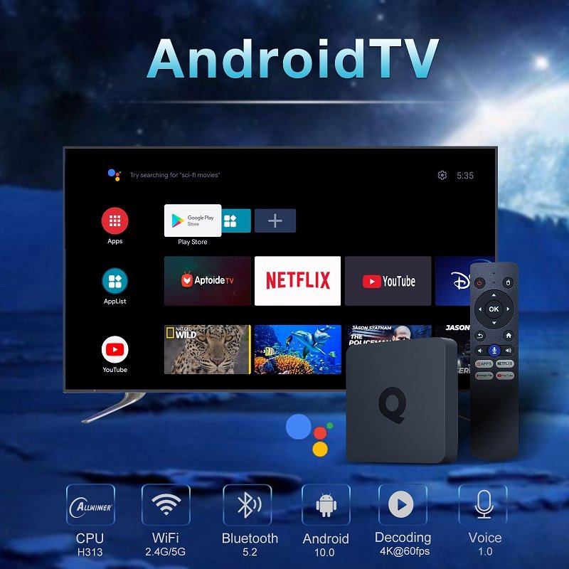 2024 Mega ott Box Android 4K Smart 8k Dino OTT TV Box Android Set-top box Fire TV Stick Smart TV