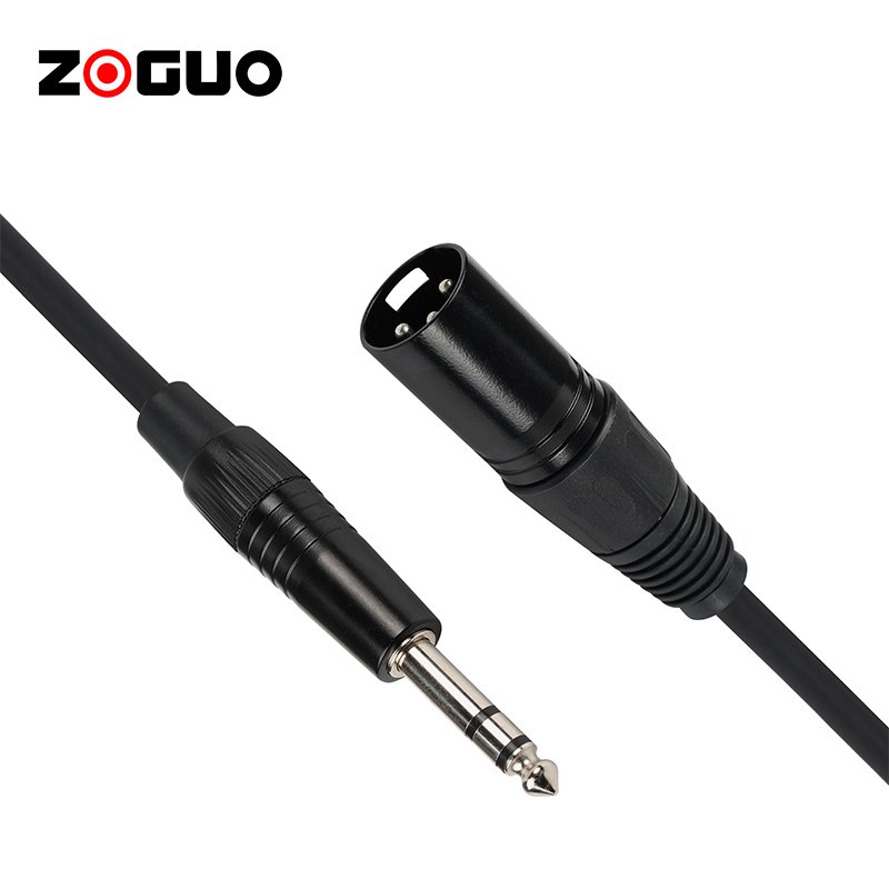 ZONG 6.35mm Straight Male to XLR Female Audio Cable Stereo Jack Balanced 3pin XLR Microphone Cable Set-Top Box 6.35mm XLR Cable