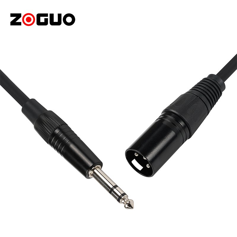 ZONG 6.35mm Straight Male to XLR Female Audio Cable Stereo Jack Balanced 3pin XLR Microphone Cable Set-Top Box 6.35mm XLR Cable