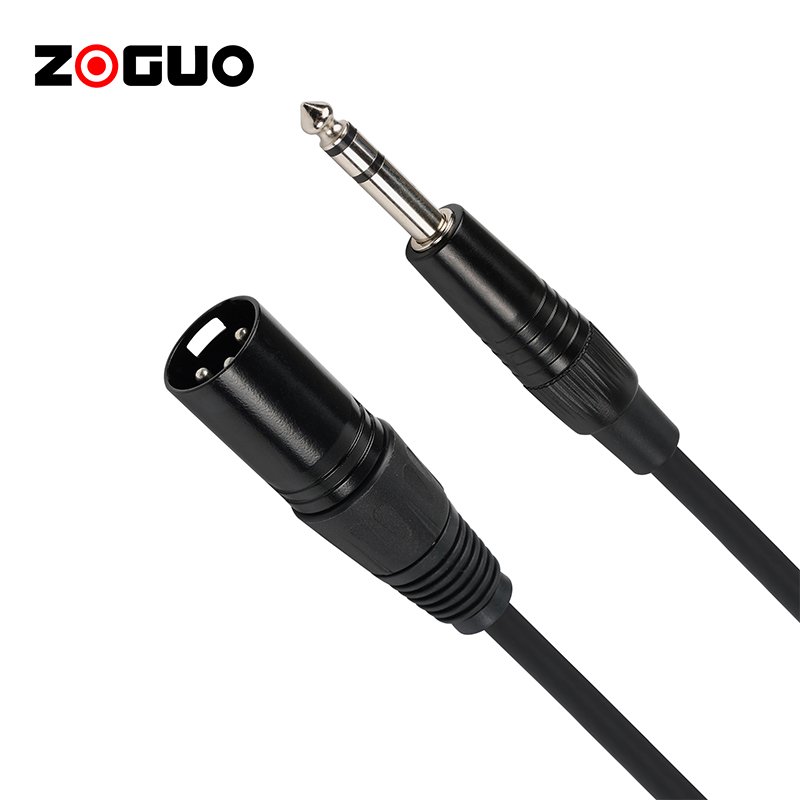 ZONG 6.35mm Straight Male to XLR Female Audio Cable Stereo Jack Balanced 3pin XLR Microphone Cable Set-Top Box 6.35mm XLR Cable
