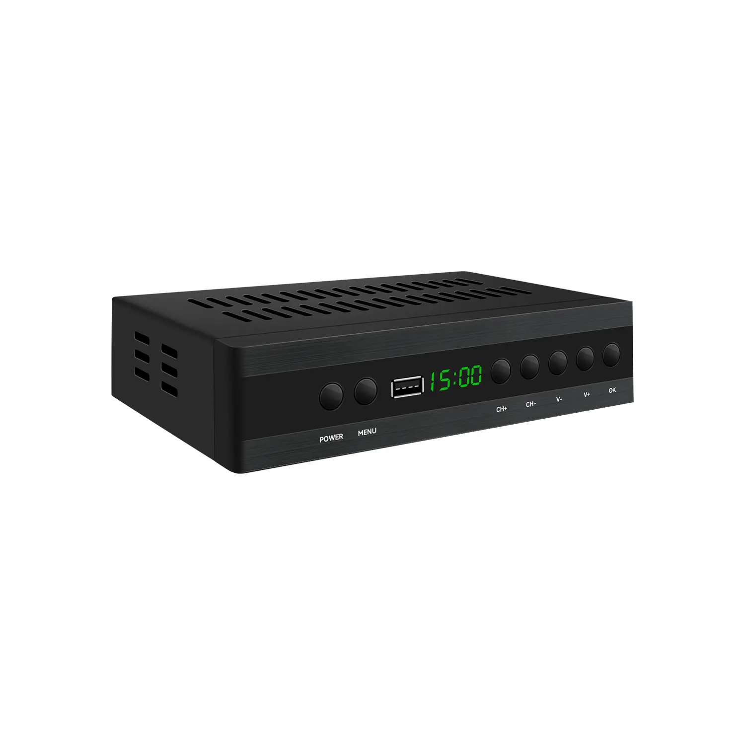 Factory price terrestrial digital TV receiver FTA decoder 10bit tv tuner decoder TDT DVB-T2 set top box